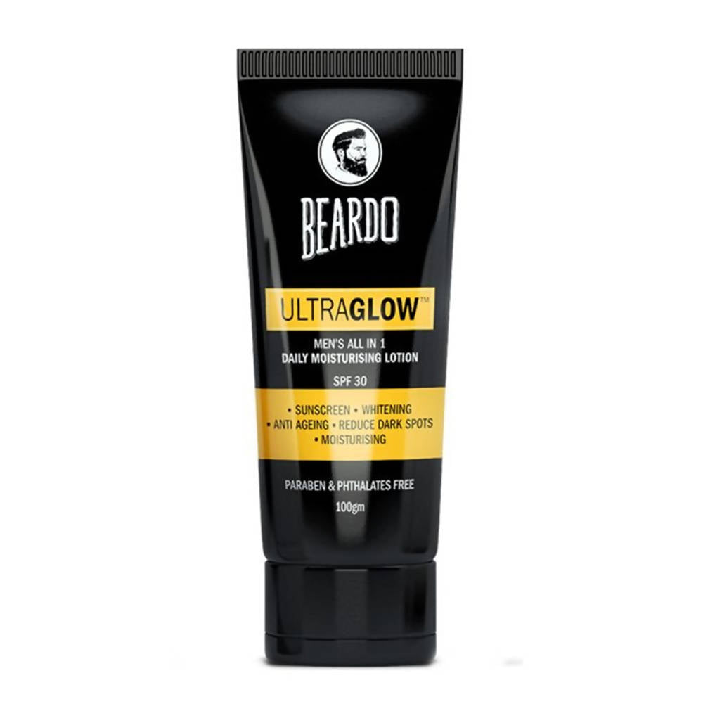 Beardo Ultraglow Men's All in 1 Daily Moisturising Lotion SPF 30 - Distacart