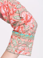 Thumbnail for Kalini Women Peach-Coloured Paisley Printed Pure Cotton Kurta with Trousers & With Dupatta - Distacart