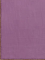 Thumbnail for Sangria Women Purple Solid Georgette Saree with Embellished Belt - Distacart