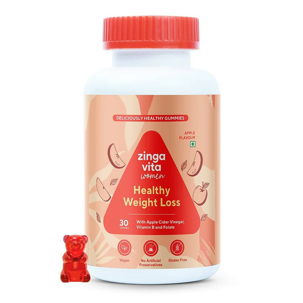 Zingavita Healthy Weight Loss Gummies for Women (Apple Flavor) - Distacart