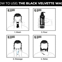 Thumbnail for Beardo The Black Velvette Wash - Distacart