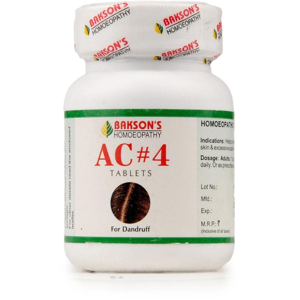 Bakson's Homeopathy AC#4 Tablet