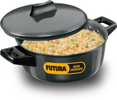 Hawkins Futura Hard Anodised Cook-n-Serve Bowl Handi 2 L with Lid (ACB20) - Distacart
