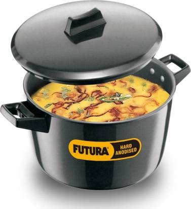 Hawkins Futura Hard Anodized Cook-n-Serve Bowl 5 L with Lid (ACB50) - Distacart