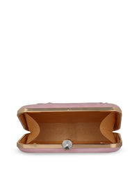 Thumbnail for Anekaant Pink Sequin Embellished Clutch - Distacart