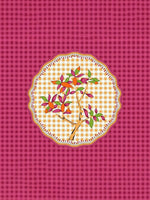 Thumbnail for HOMETALES Pink & Beige Ethnic Motifs Cotton 104 TC King Bedsheet with 2 Pillow Covers - Distacart
