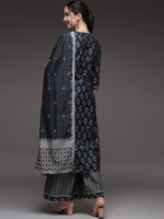Thumbnail for Kalini Women Floral Printed Kurta With Palazzos & Dupatta - Distacart