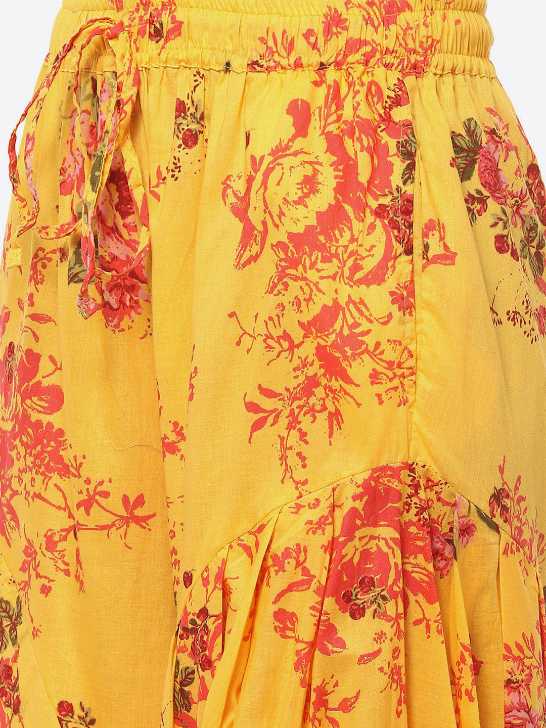 Biba Women Plus Size Floral Printed Kurta With Salwar - Distacart
