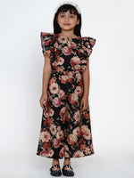 Thumbnail for NOZ2TOZ Multicoloured Printed Basic Jumpsuit For Girls - Distacart