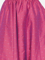 Thumbnail for NOZ2TOZ Mustard & Fuchsia Embroidered Ready to Wear Lehenga For Girls - Distacart