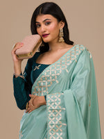 Thumbnail for Koskii Embroidered Border Saree - Distacart