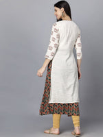 Thumbnail for HERE&NOW Women Ethnic Motifs Printed Kurta - Distacart