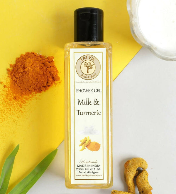 description tatvik ayurveda shower gel milk turmeric the tatvik bath