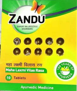 Zandu Mahalakshmi Vilas Ras Tablets - Distacart