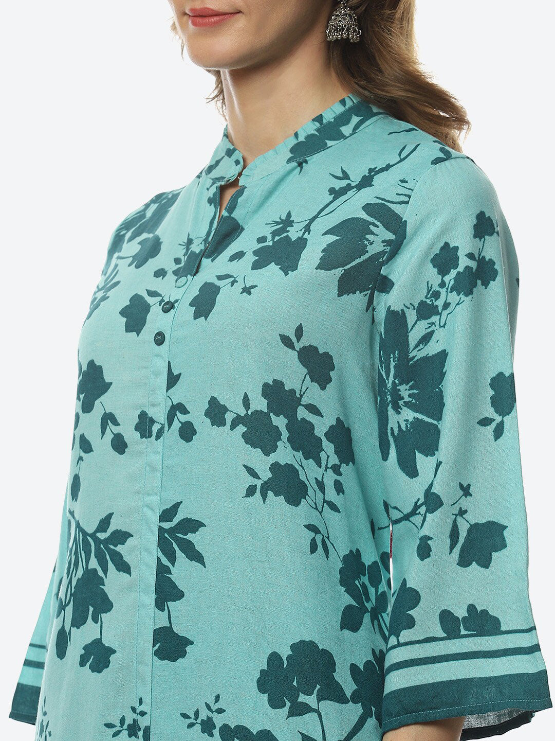 Biba Women Floral Printed Kurta with Palazzos - Distacart