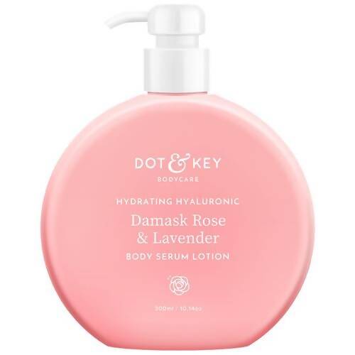 Dot & Key Hydrating Hyaluronic Damask Rose & Lavender Body Serum Lotion - Distacart