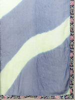 Thumbnail for Sangria Women Navy Blue Floral Printed Pure Cotton Kurti with Trousers & With Dupatta - Distacart