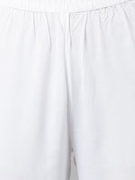 Thumbnail for Khushal K Band Collar Gotta Patti Anarkali Kurta with Palazzos & Dupatta - Distacart