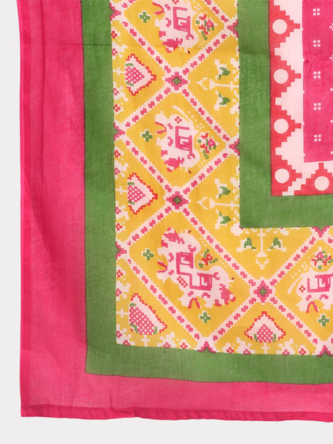 Kalini Women Mustard Yellow Ethnic Motifs Printed Pure Cotton Kurta Set - Distacart