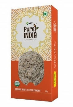MRT Organics Pure India White Pepper Powder - Distacart