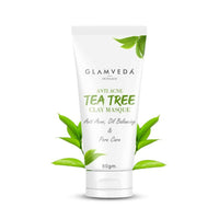 Thumbnail for Glamveda Tea Tree Anti Acne Mud Mask - Distacart