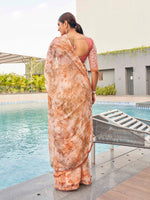 Thumbnail for Tikhi Imli Tie and Dye Chiffon Saree - Distacart