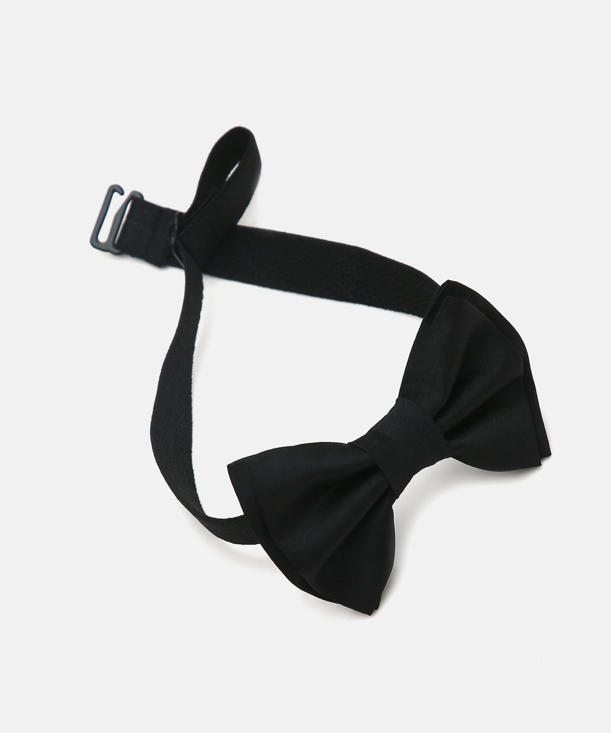Manet Boys Solid Double Layer Bow - Black - Distacart