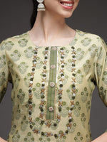 Thumbnail for Kalini Floral Printed Kurta with Palazzos & Dupatta - Distacart