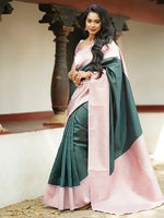 Thumbnail for Kalini Zari Banarasi Saree - Distacart