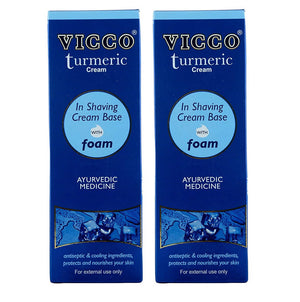 Vicco Turmeric Shaving Cream With Foam Base