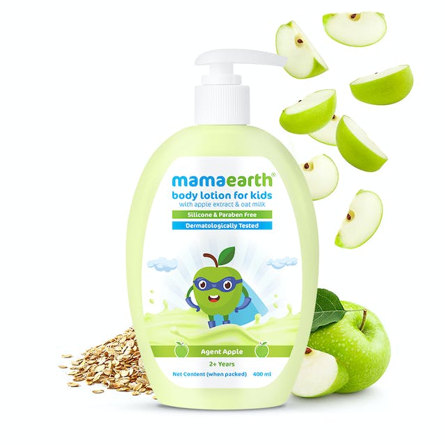 Mamaearth Agent Apple Body Lotion for Kids with Apple & Oat Milk - Distacart