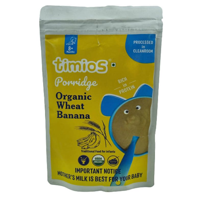 Timios Organic Wheat Banana Porridge