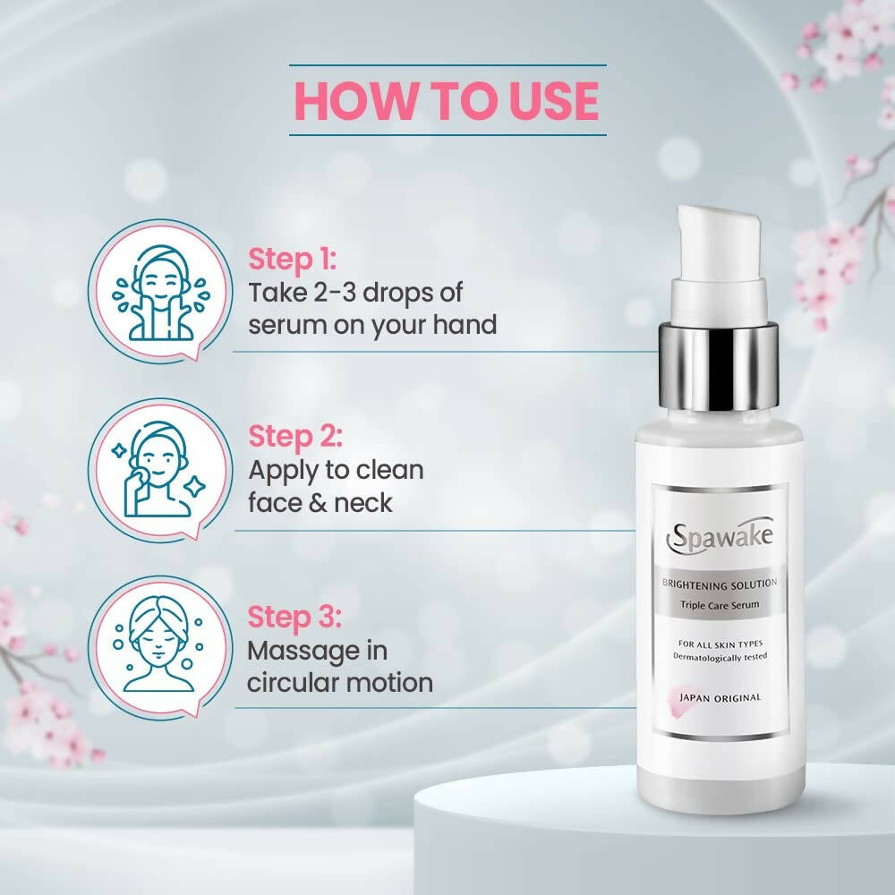 Spawake Brightening Solution Triple Care Serum - Distacart