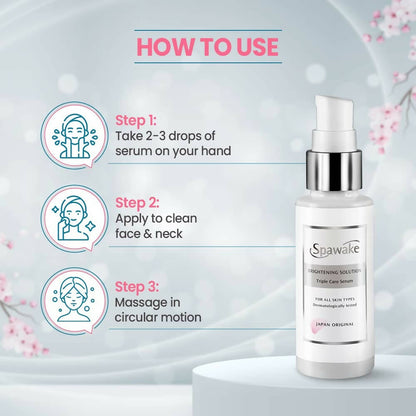 Spawake Brightening Solution Triple Care Serum - Distacart