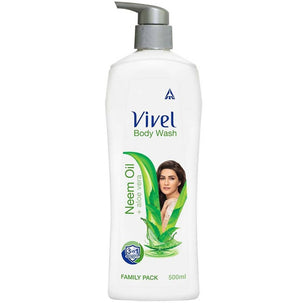 Vivel Neem Oil & Aloe Vera Body Wash - Distacart