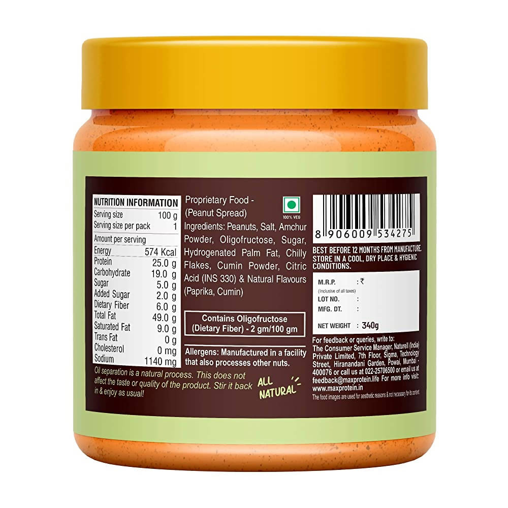 RiteBite Max Protein Spicy Chutney Peanut Butter - Distacart