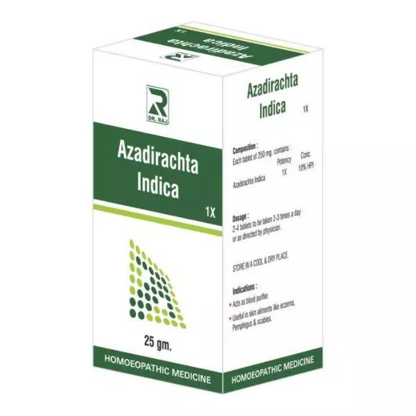 Dr. Raj Homeopathy Azadirachta Indica Tablets