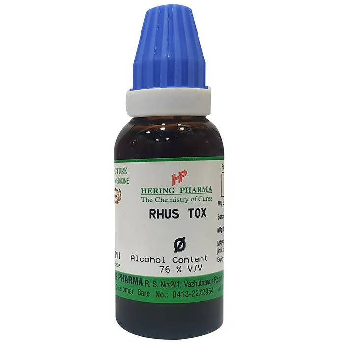 Hering Pharma Rhus Tox Mother Tincture Q - Distacart
