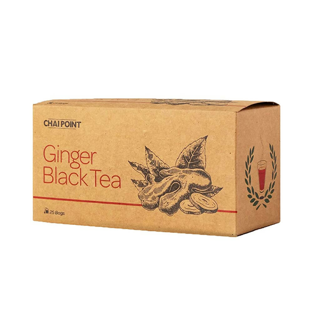 Chai Point Ginger Black Tea Bags - Distacart