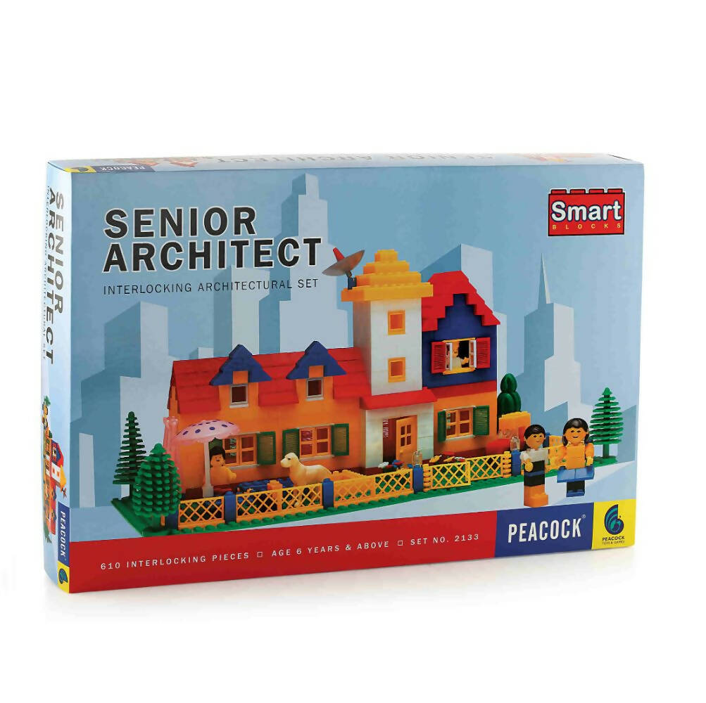 Peacock Senior Architect Set Building Block Set For Kids - Distacart