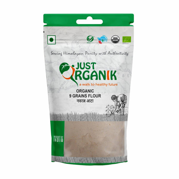 Just Organik 9 Grains Flour (Navratna Aata) - Distacart