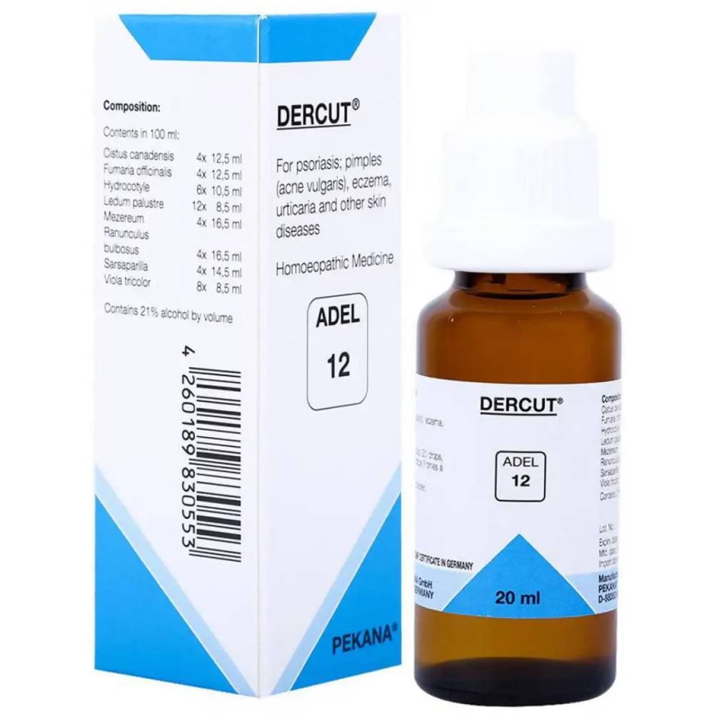 Adel Homeopathy 12 Dercut Drop - Distacart