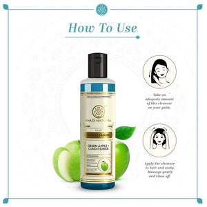Khadi Natural Green Apple + Conditioner Hair Cleanser