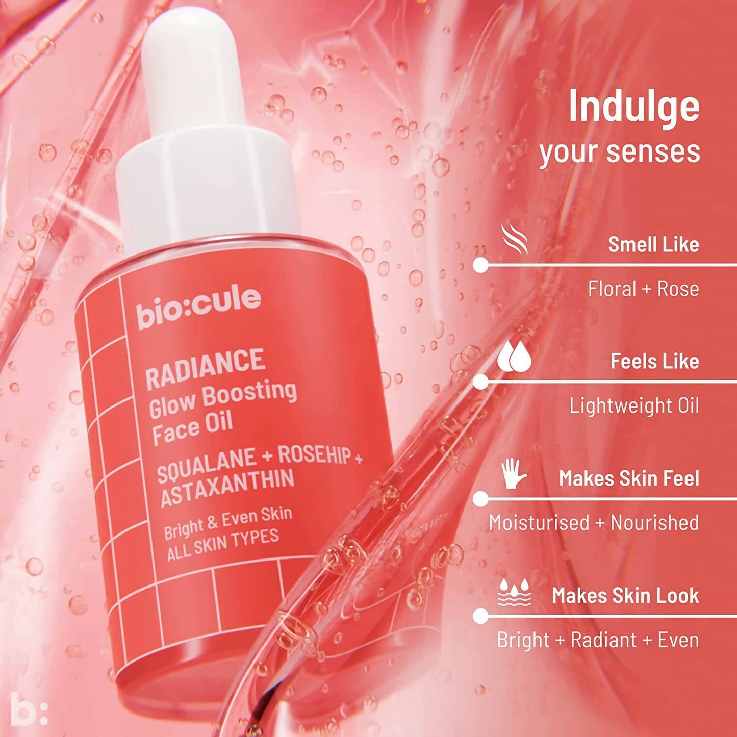 Biocule Radiance Glow Boosting Face Oil - Distacart