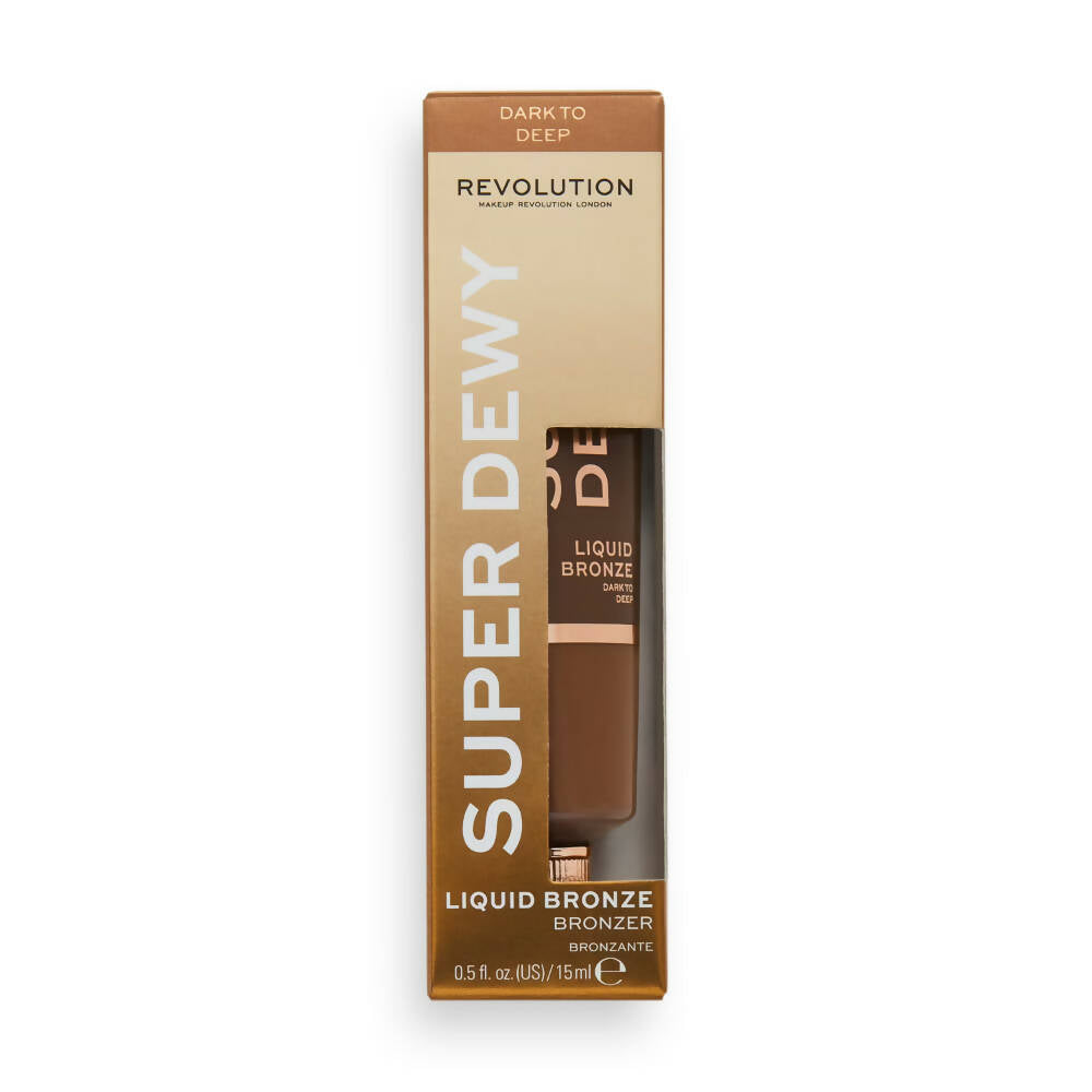 Revolution Superdewy Liquid Bronzer - Dark To Deep - Distacart