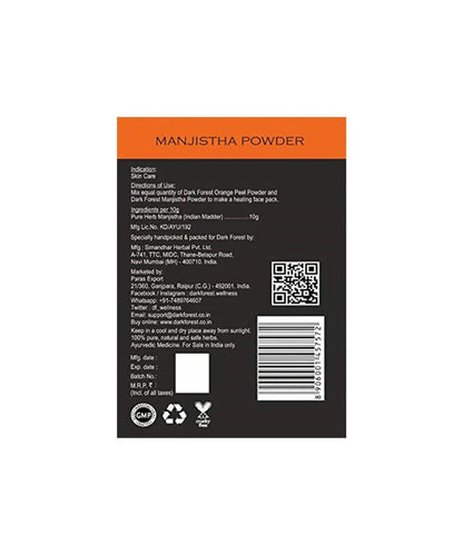 Dark Forest Manjistha Powder - Distacart