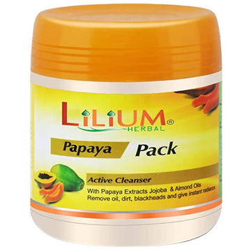 Lilium Herbal Papaya Active Cleanser Pack - Distacart