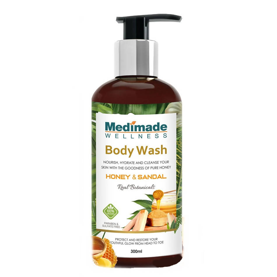 Medimade Wellness Honey & Sandal Body Wash - Distacart