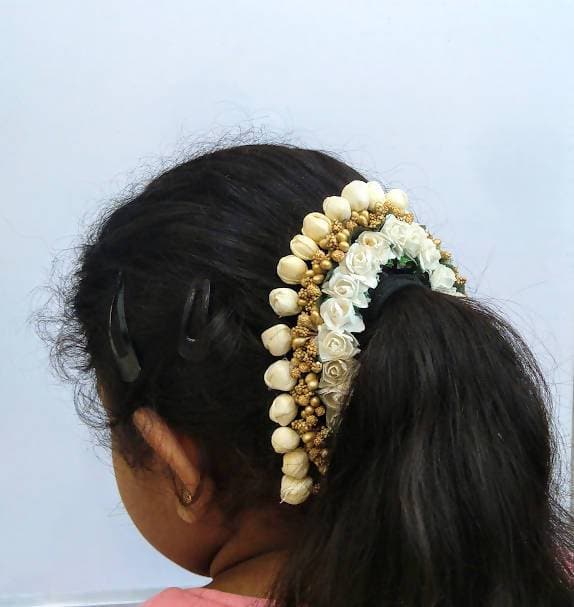 White Gold Mogra Gajra