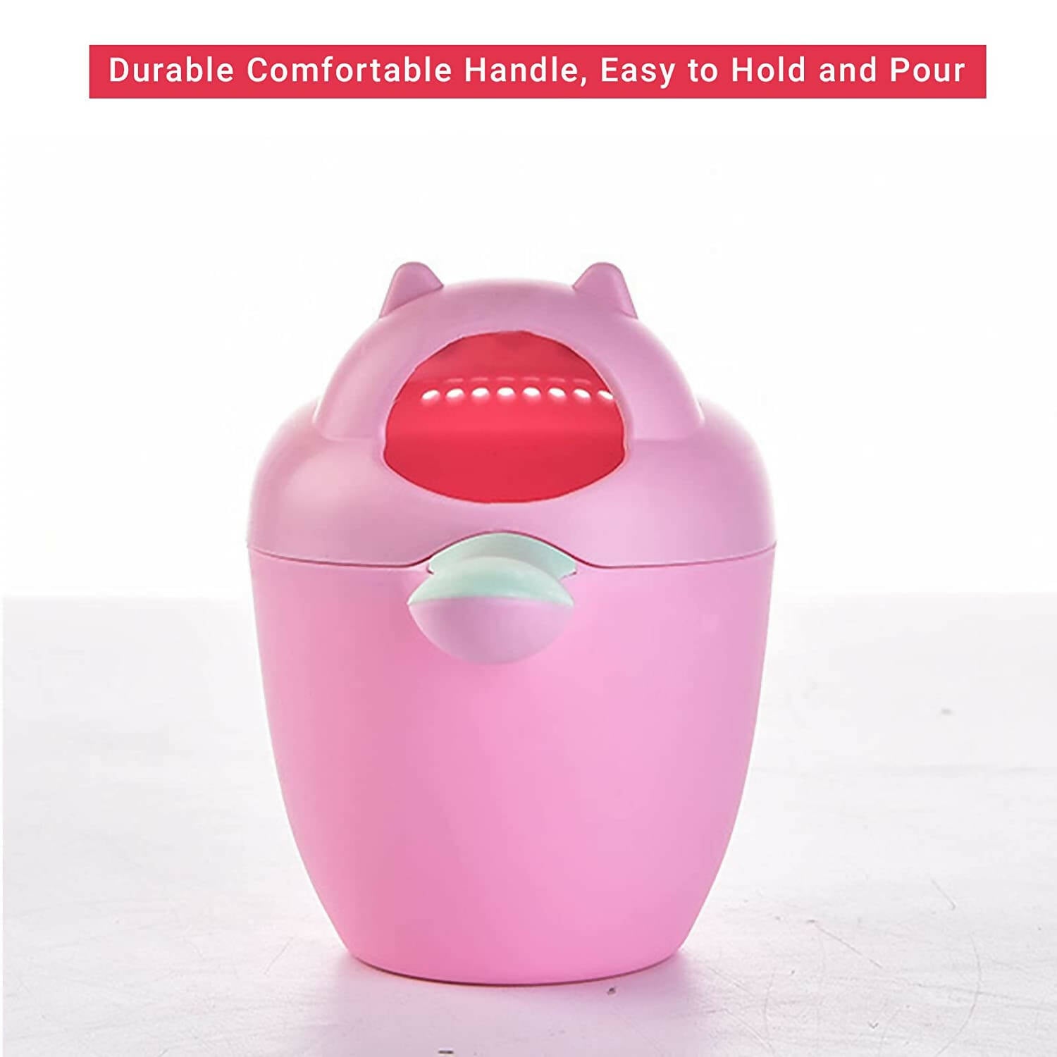 Safe-O-Kid Hair Washing Mug, Baby Shampoo Cup, Baby Shower, Baby Bath Tumbler/Rainer, Pink - Distacart